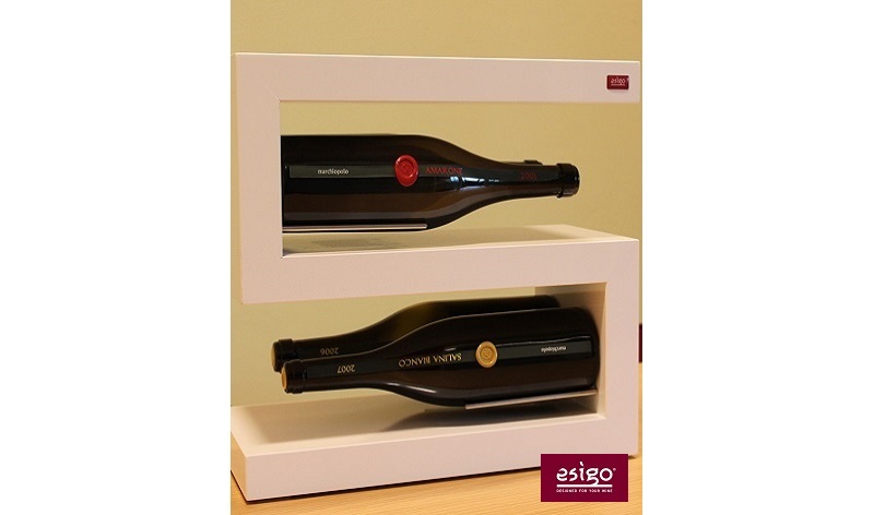 Esigo 12 tabletop wine bottles holder