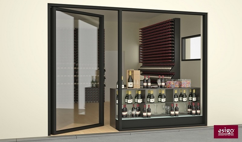 Esigo 2 Box contemporary design wine rack