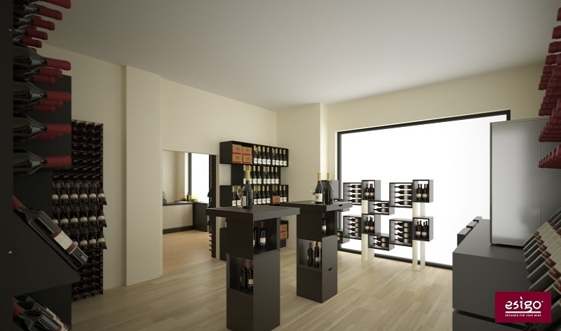 Esigo 5 Floor contemporary wine rack