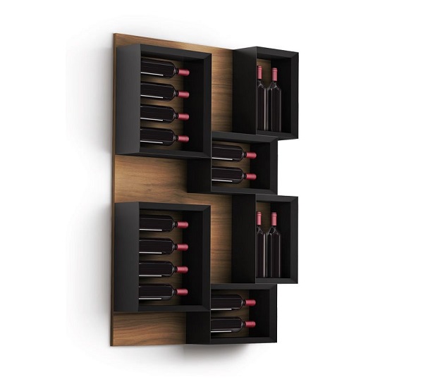 Esigo 5 wooden wine rack