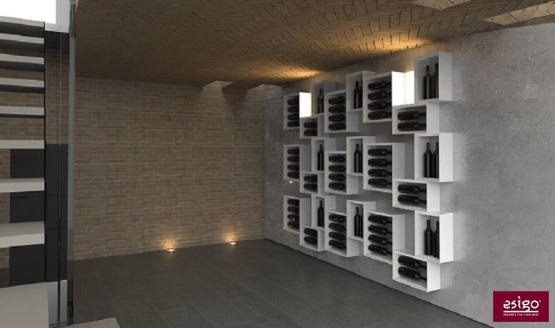 Wine cellar furniture design Esigo
