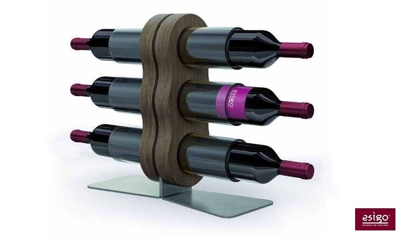 Esigo 11 countertop wine bottles holder