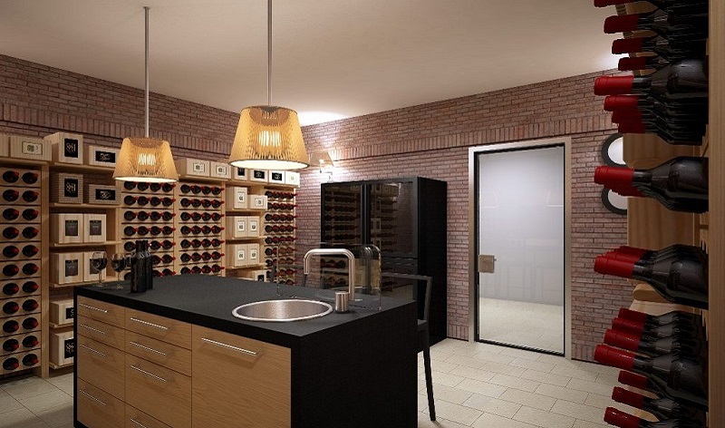 Classic wine cellar furniture Esigo