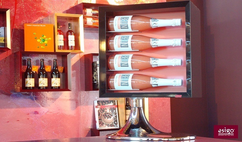 Esigo 7 tabletop wine bottles holder