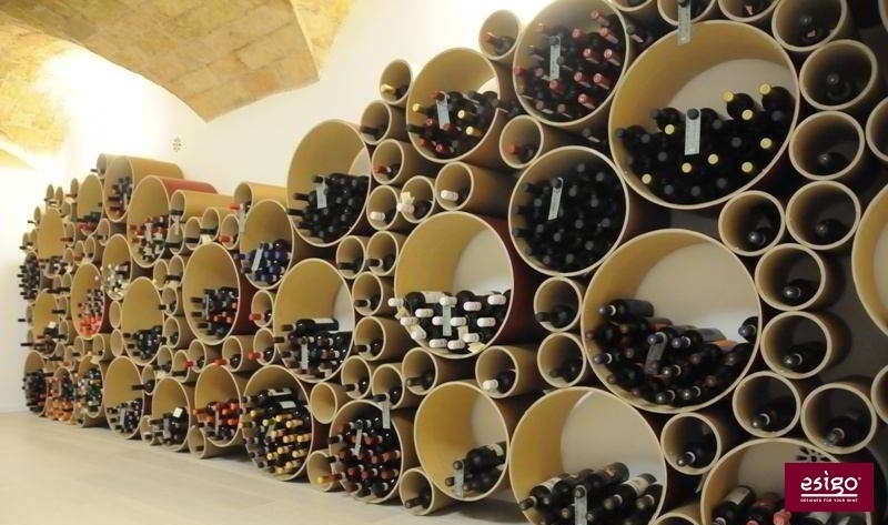 Esigo 8 contemporary design wine rack
