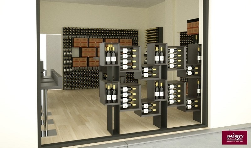 Esigo 5 Floor wooden wine storage rack