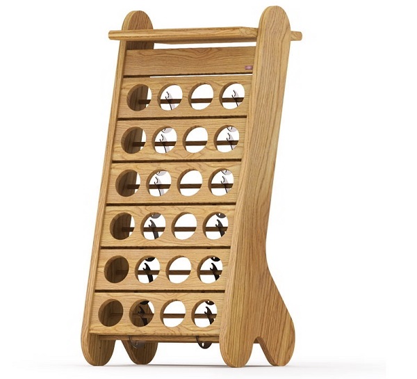 Esigo 1 Classic wooden wine rack