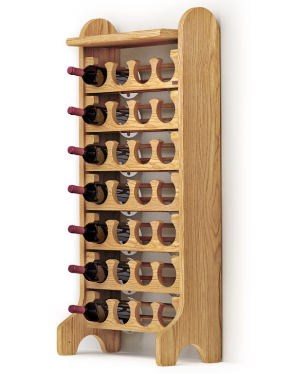Esigo 2 Classic wooden wine rack