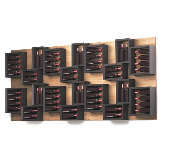 Esigo 5 Composition wooden wine rack